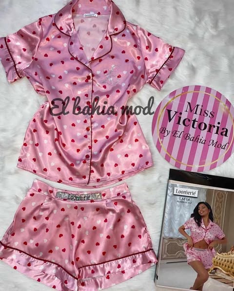 Pyjama short satin